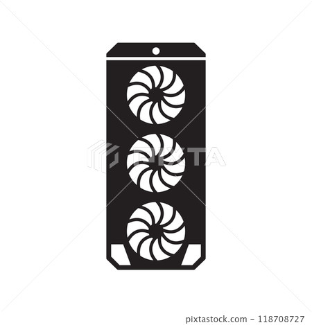 pc case icon vector 118708727