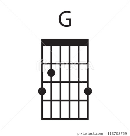guitar chord icon vector guitar chord icon vector 118708769
