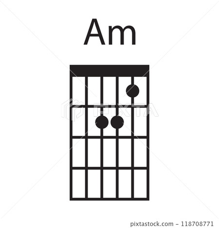 guitar chord icon vector guitar chord icon vector 118708771