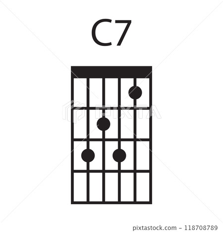 guitar chord icon vector guitar chord icon vector 118708789