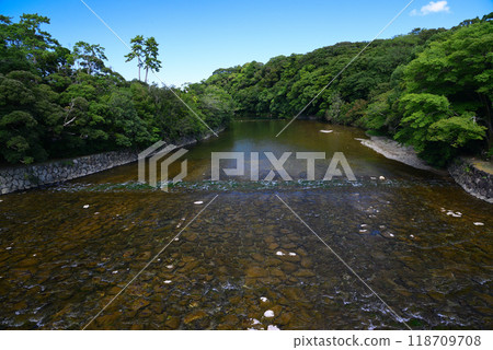 Isuzu River in Ise Isuzu River in Ise 118709708