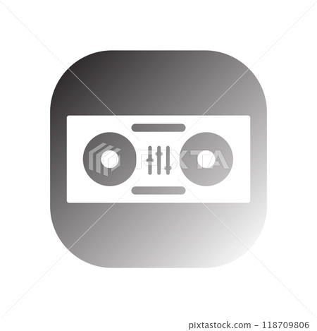 icon dj vector icon dj vector 118709806