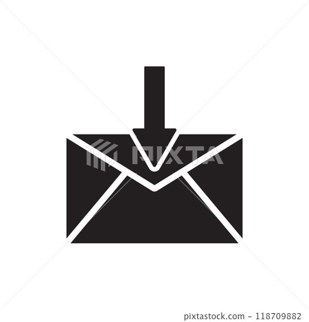 inbox icon vector 118709882