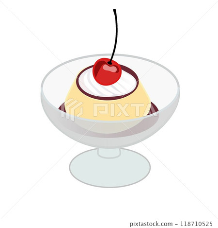 布丁的例證 118710525