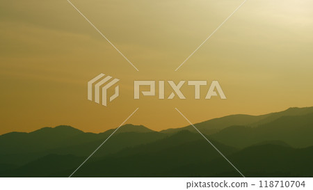 Landscape Colorful Sky At Sunrise. Nature Mountain Sky And Clouds Sunrise Concept. Real time. Landscape Colorful Sky At Sunrise. Nature Mountain Sky And Clouds Sunrise Concept. Real time. 118710704