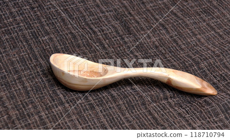 Carving, classroom, cherry wood, spoon, spoon, tableware 118710794