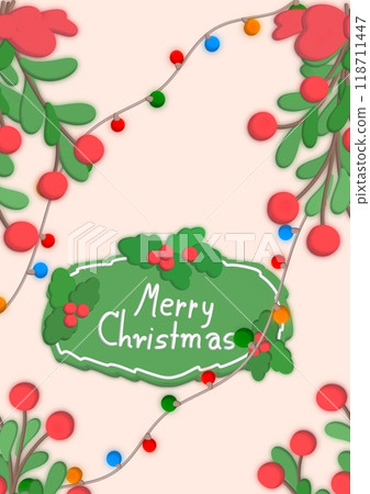 merry christmas card 118711447