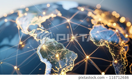 The concept of global connections. Interaction of regions of the globe The concept of global connections. Interaction of regions of the globe 118712686
