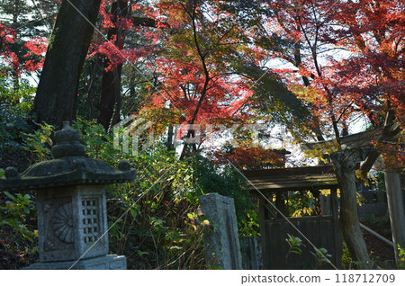 被秋葉包裹的柿野村 被秋葉包裹的柿野村 118712709