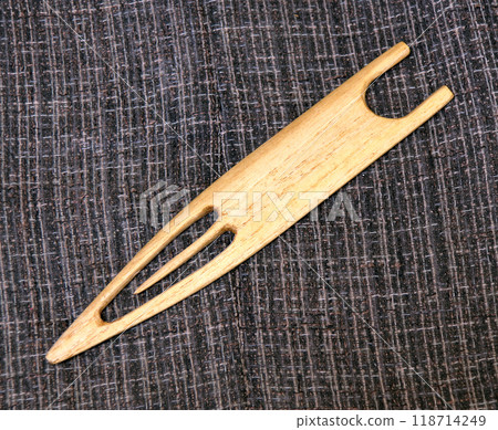 Carving, classroom, paulownia, needle, net, wood 118714249