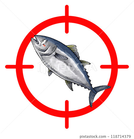 鮪魚目標標記 118714379