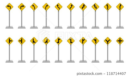 sign, arrow, vector 118714407