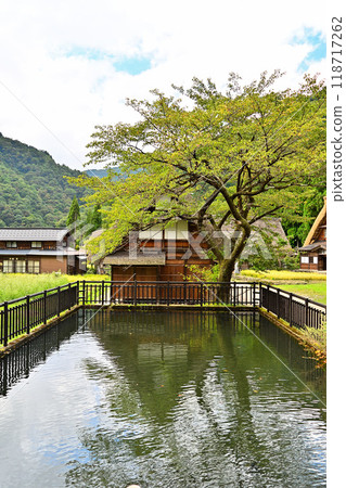 Scenery with a fire prevention tank 118717262