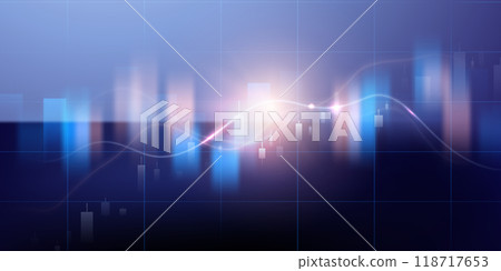 business vector illustration design Stock market charts or Forex trading charts for business and finance ideas. 118717653