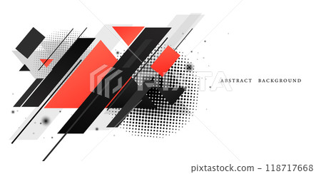 Abstract line red black background concept Vector graphic design Abstract line red black background concept Vector graphic design 118717668