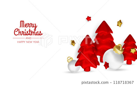 Merry Christmas and happy new year background. Christmas tree, Gift boxes, Christmas balls. Christmas element for web, banners, greeting card, template design. Merry Christmas and happy new year background. Christmas tree, Gift boxes, Christmas balls. Christmas element for web, banners, greeting card, template design. 118718367