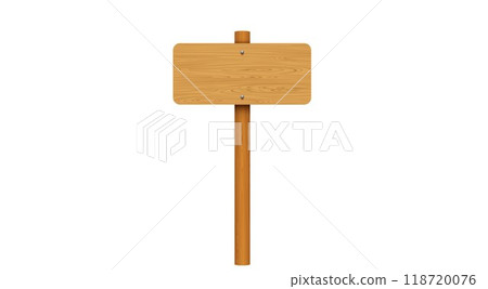 wooden, billboard, sign 118720076
