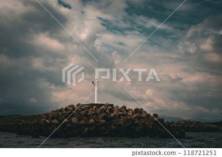 Image of bad weather with typhoon Image of bad weather with typhoon 118721251