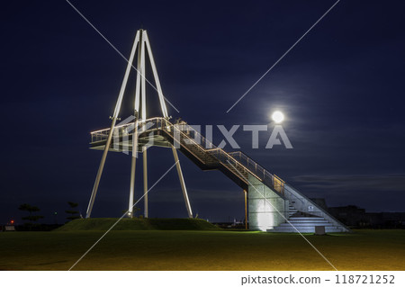 Illumination of Himinoe Park, Himi City, Toyama Prefecture Illumination of Himinoe Park, Himi City, Toyama Prefecture 118721252