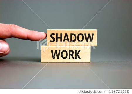 Shadow work psychology symbol. Concept words Shadow work on beautiful wooden blocks. Beautiful grey table grey background. Psychologist hand. Psychology shadow work concept. Copy space. Shadow work psychology symbol. Concept words Shadow work on beautiful wooden blocks. Beautiful grey table grey background. Psychologist hand. Psychology shadow work concept. Copy space. 118721958