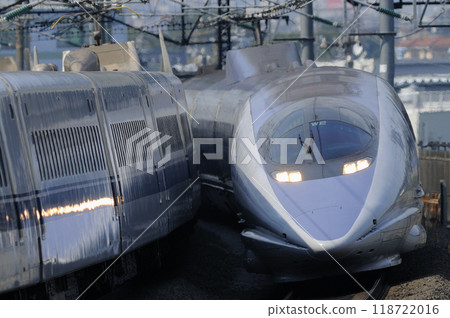 Nozomi 500 series train on the Tokaido Shinkansen 118722016