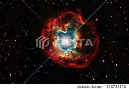 Nebula spreading in outer space 118722118
