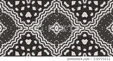 Abstract Kaleidoscope Geometry Psychedelic Art Pink Red Black White Pattern Background Abstract Kaleidoscope Geometry Psychedelic Art Pink Red Black White Pattern Background 118723212