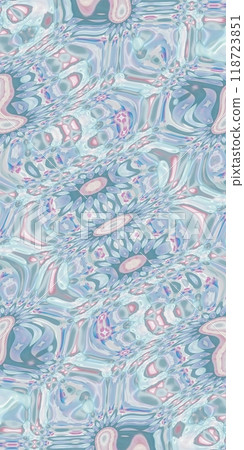 Abstract Kaleidoscope Geometry Psychedelic Art Pink Blue White Pattern Background 118723851