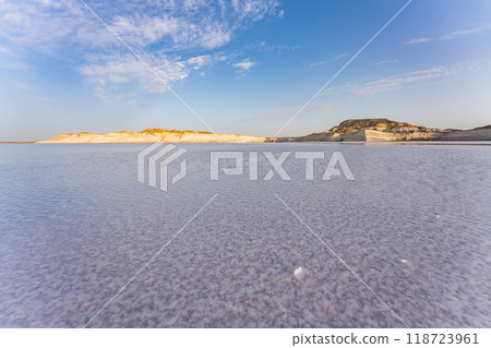 Tuzbayr Salt Lake in Mangistau, Kazakhstan Tuzbayr Salt Lake in Mangistau, Kazakhstan 118723961