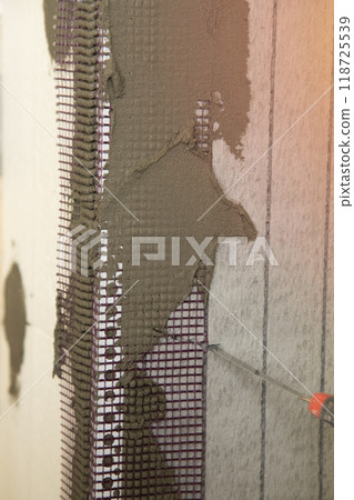 Corner bead with mesh 118725539