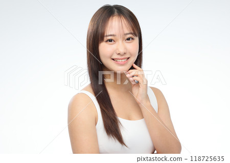 年輕女子的美麗 118725635