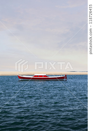 Nonody on the seascape in Summer Nonody on the seascape in Summer 118726455