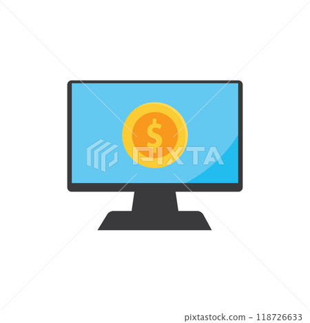 Currency logo icon 118726633