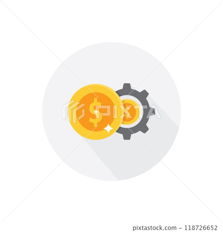 Currency logo icon 118726652