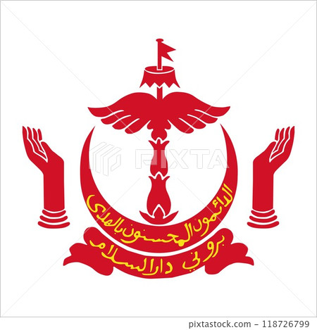 Brunei element flag illustration vector design 118726799