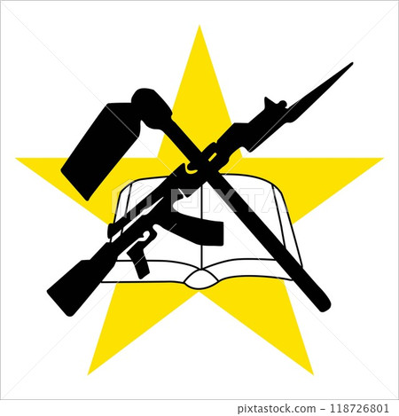 Mozambique element flag illustration vector design Mozambique element flag illustration vector design 118726801