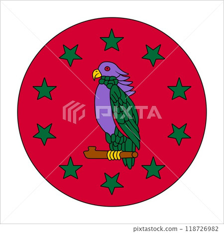 Dominica element flag illustration vector design 118726982