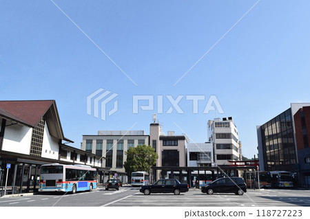 Streets at the east exit of Kamakura Station Streets at the east exit of Kamakura Station 118727223