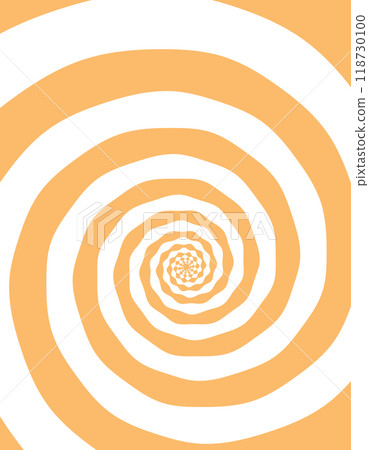 Artistic spiral shape. Vector drawing 118730100
