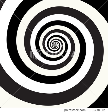 Artistic spiral shape. Vector drawing Artistic spiral shape. Vector drawing 118730104