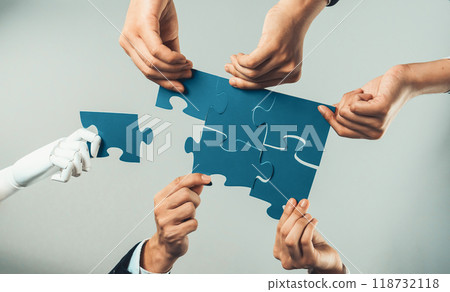 Futuristic HR recruitment with productive automation working. Shrewd 118732118