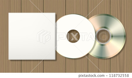 Blank disk and case template Blank disk and case template 118732558