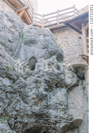 Ruins of medieval castle Mirow in Poland Ruins of medieval castle Mirow in Poland 118732851