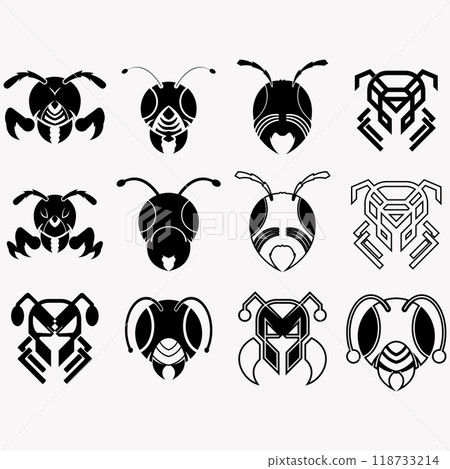 vector image illustration ant logo vector image illustration ant logo 118733214