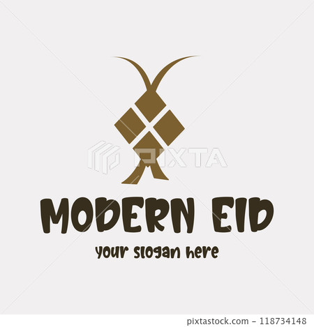 Vector image illustration of a modern ketupat Vector image illustration of a modern ketupat 118734148