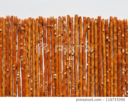 salted sticks snacks baked food 118735098