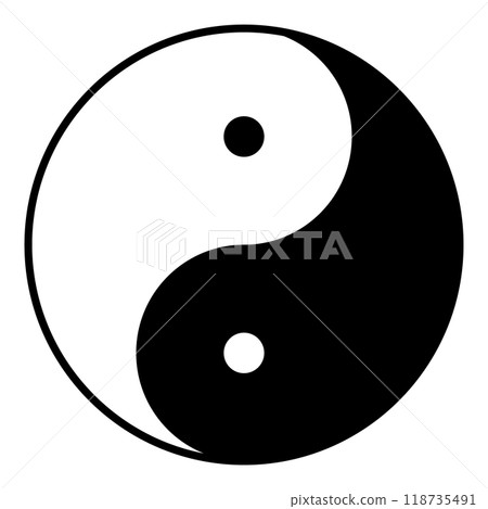 因野勾玉巴。日本家族徽章圖示向量圖 因野勾玉巴。日本家族徽章圖示向量圖 118735491