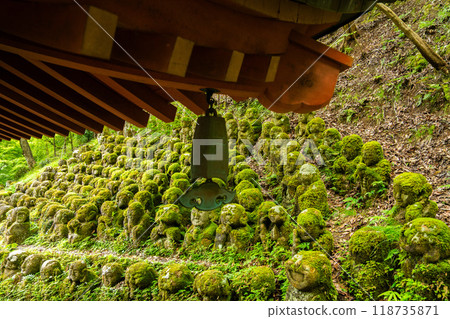 Otagi Nenbutsuji Temple in Arashiyama, Kyoto, Japan 118735871