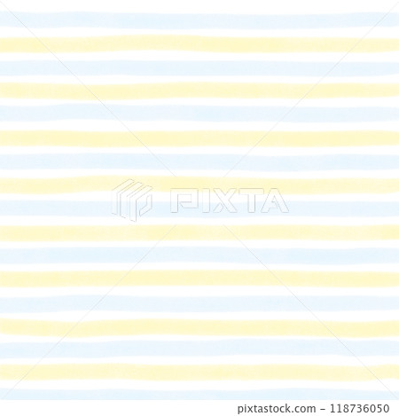 Blue Yellow Hand Drawn Stripe Pattern Background Overlay  118736050