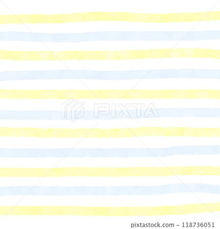Blue Yellow Hand Drawn Stripe Pattern Background Overlay  118736051